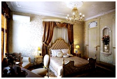 Спальня в стиле классик