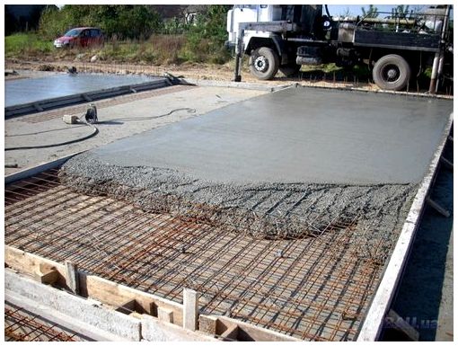 Применение бетона в строительных работах